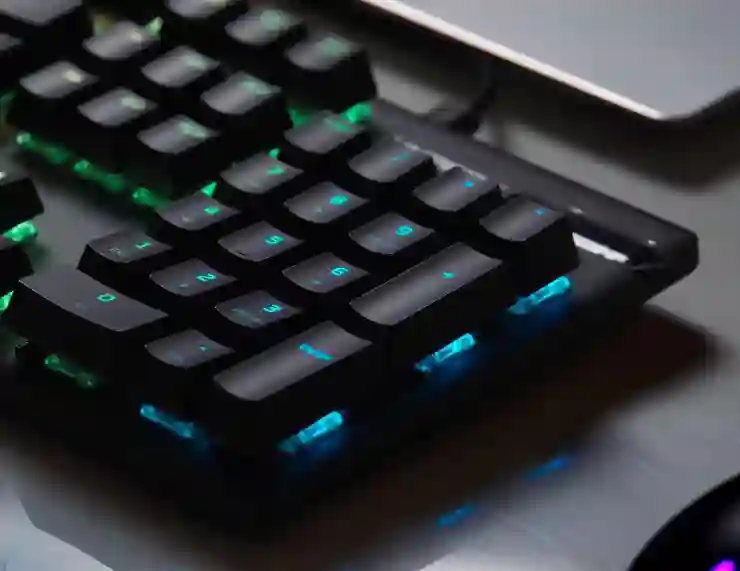 RGB 게이밍 감성! LED 장패드로 나만의 게임 공간 꾸미기